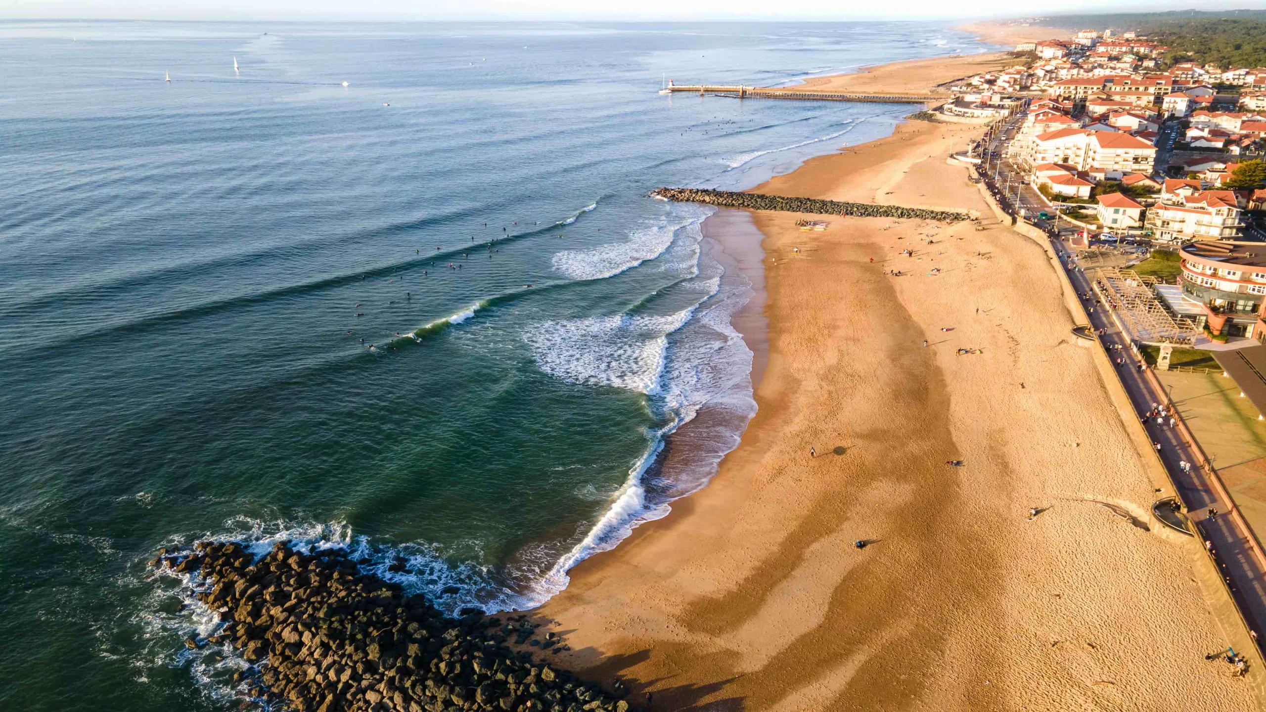 Plage du Prévent à Capbreton