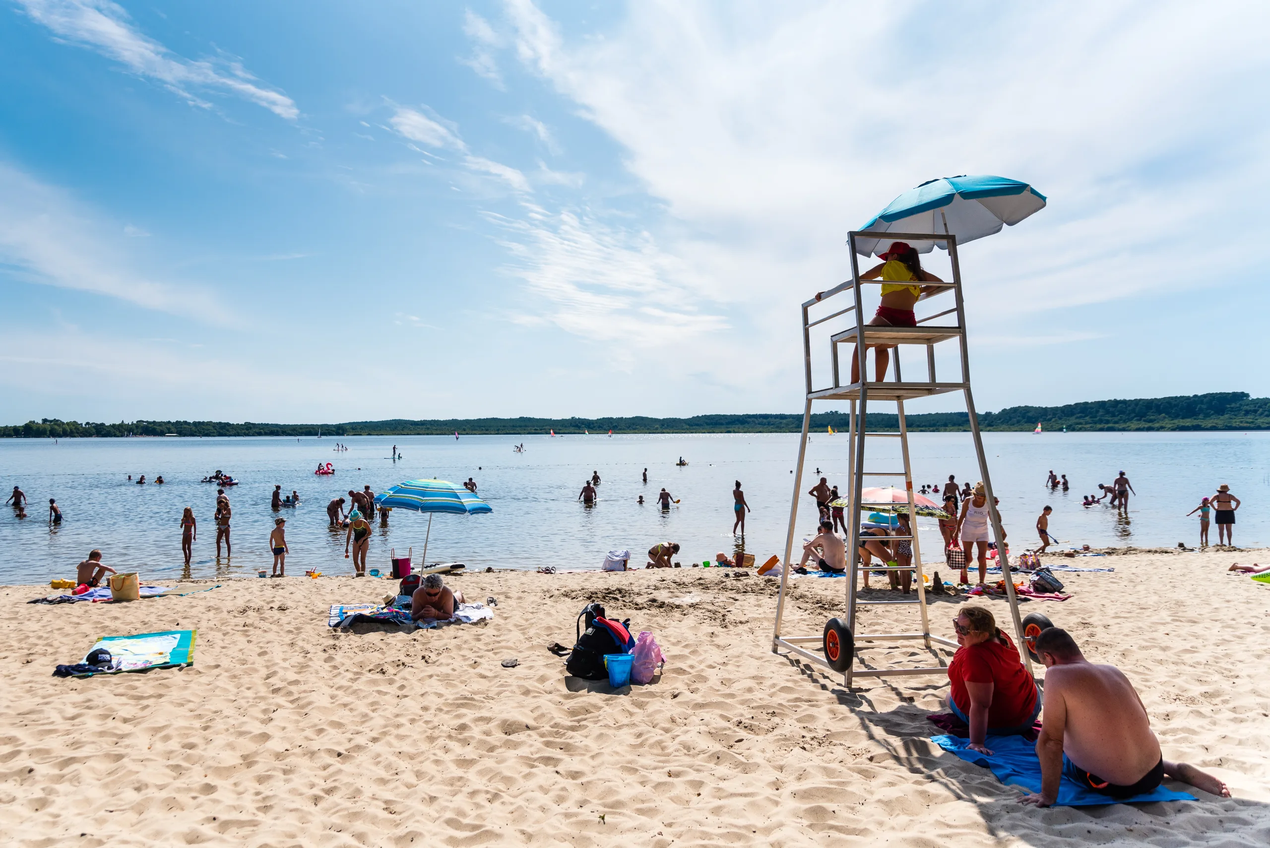 Lac de Vielle Saint Girons plage