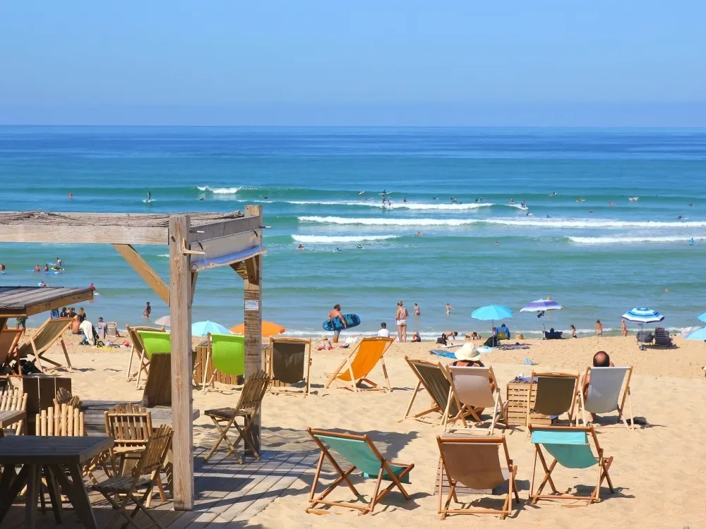 Plage des Estagnots à Seignosse