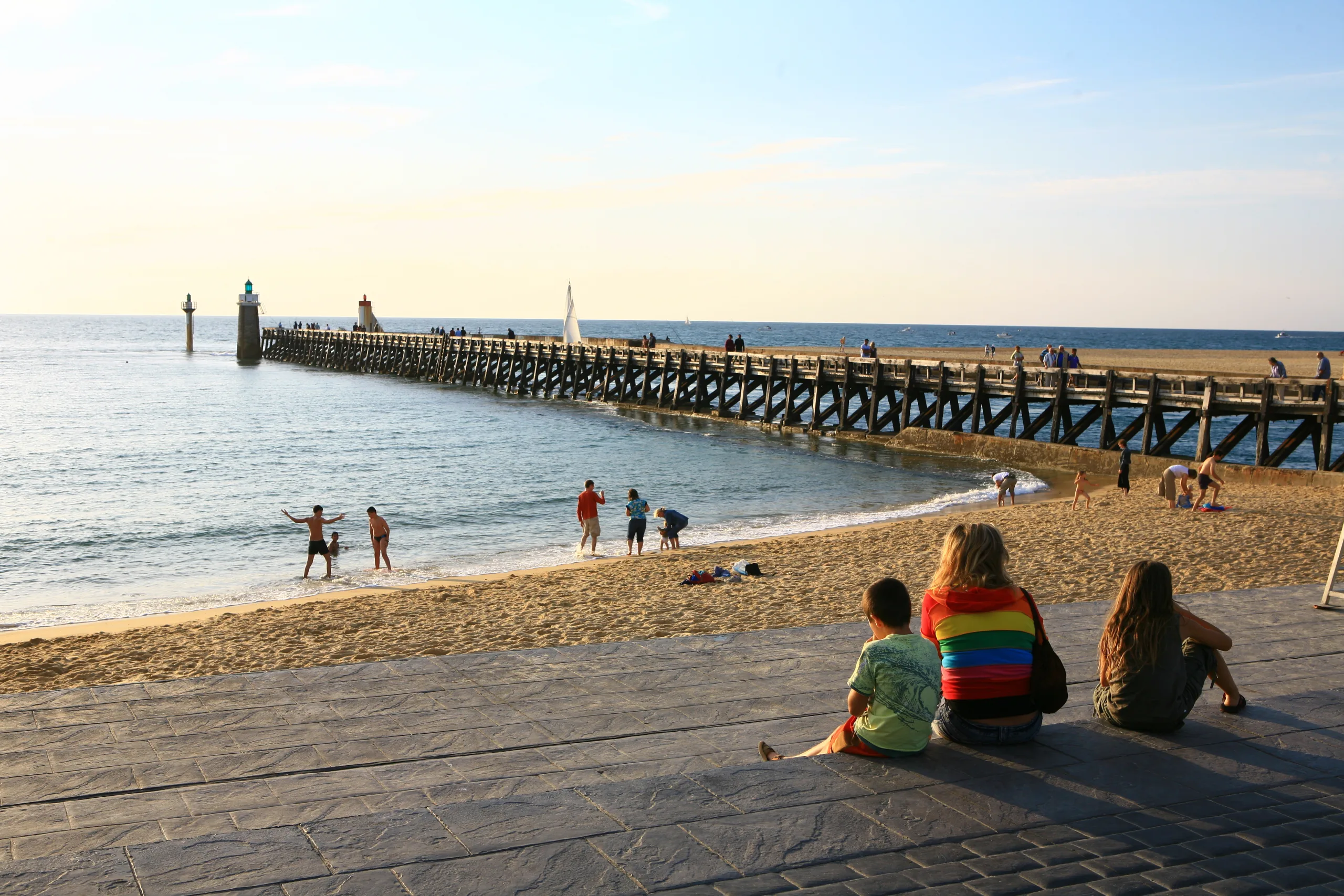 Plage de l'Estacade à Capbreton