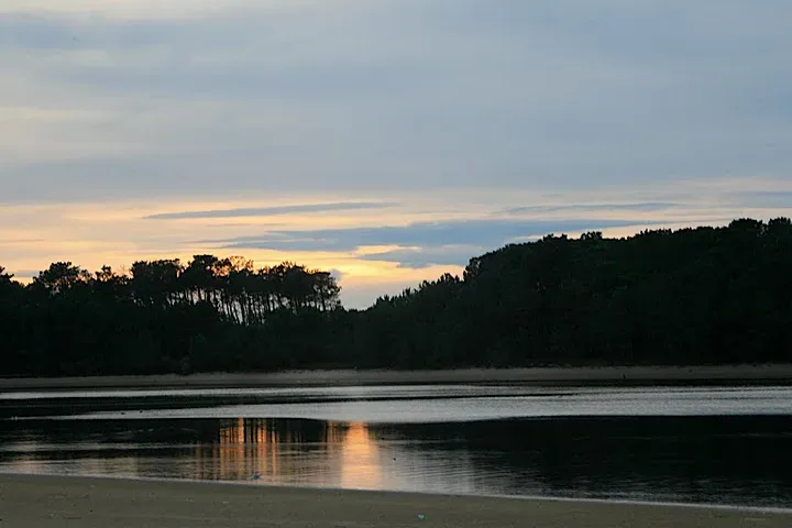 Plage du lac Marin Vieux-Boucau