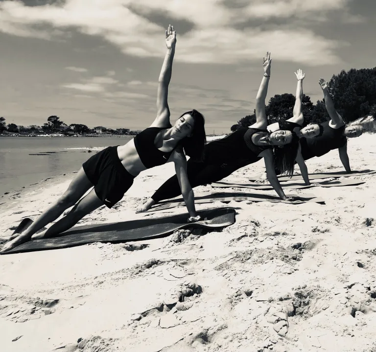 Photo de Pilates sur la plage
