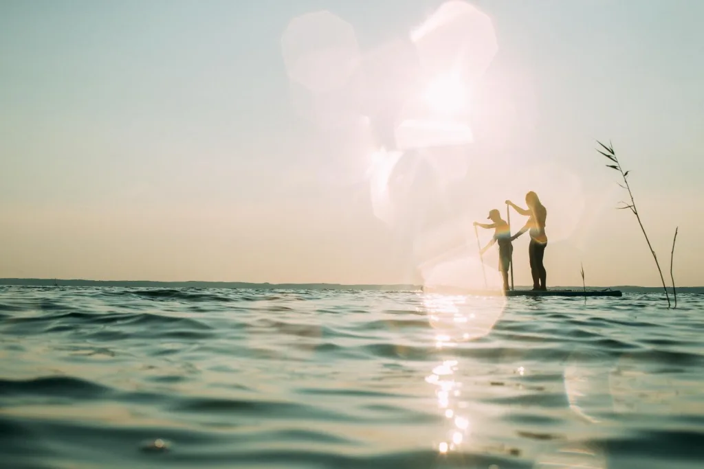 Faire du paddle dans les Landes sur les lacs