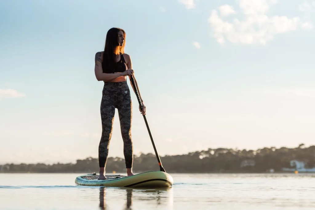 Paddle sur le lac d'Hossegor