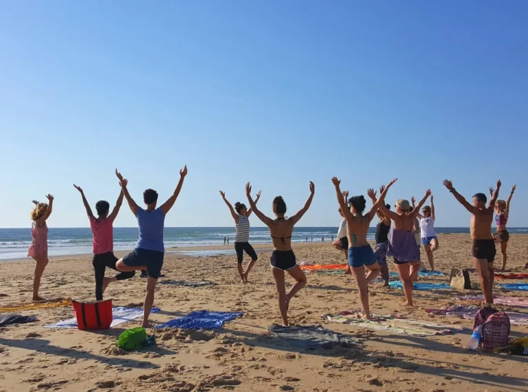 Photo de Découverte du yoga sur la plage