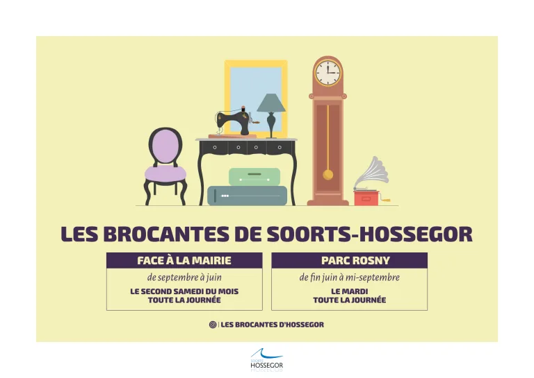 Photo de La brocante du centre-ville d’Hossegor