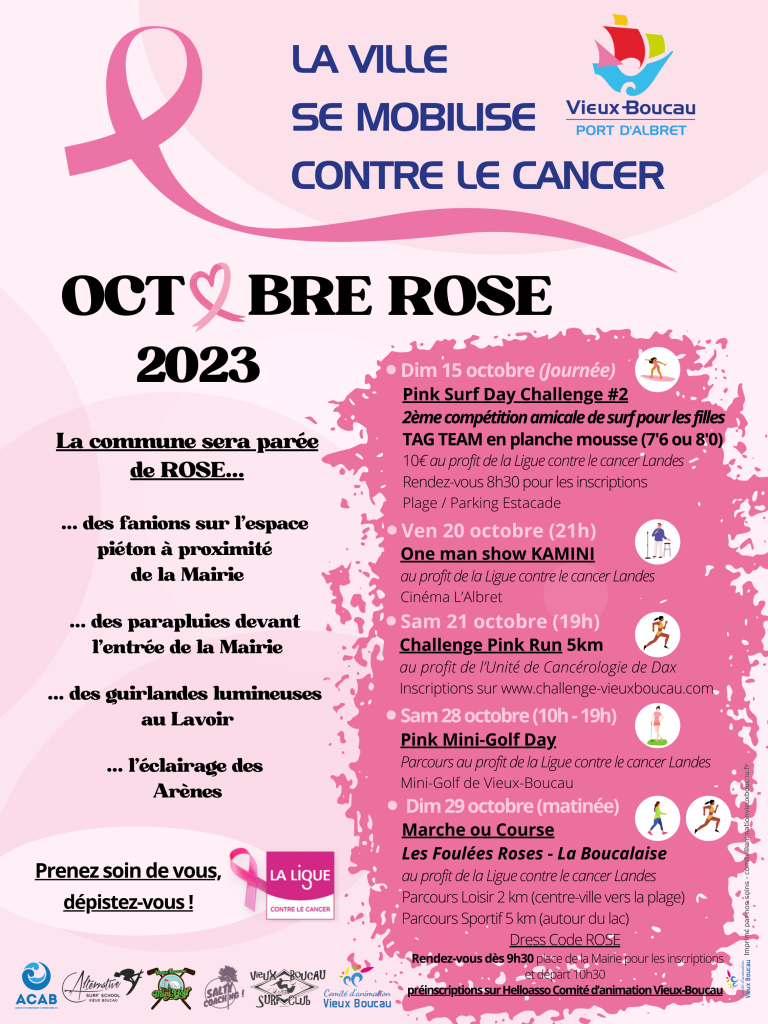 Photo de Octobre rose / Pink mini-golf day