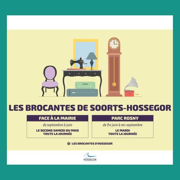 Photo de La brocante du centre-ville d’Hossegor