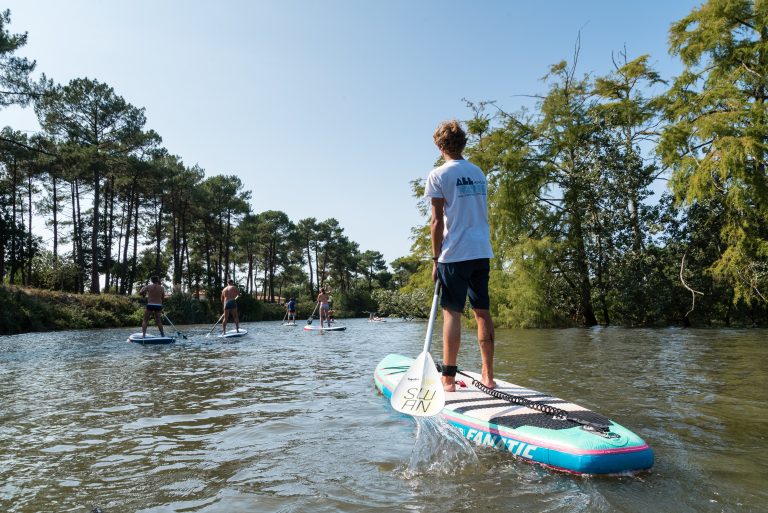 Photo de Descente du courant de Mimizan en paddle