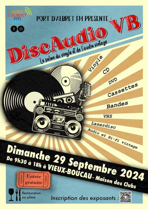 Photo de Salon du disque et Audio vintage /Port d’Albret FM