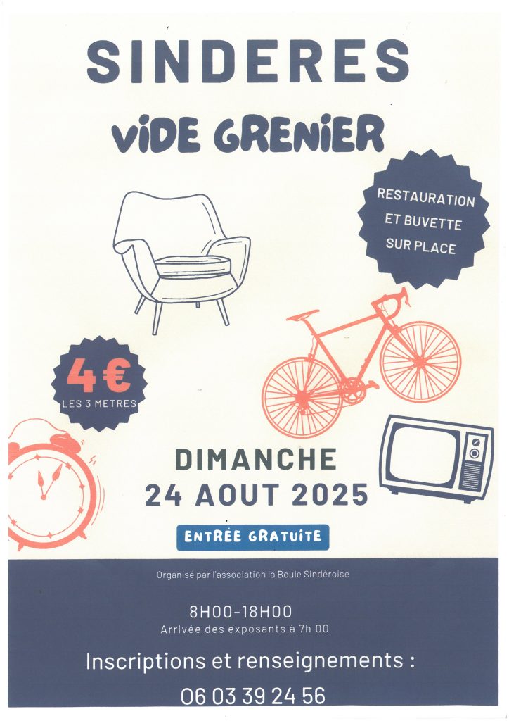 Photo de Vide grenier – Sindères
