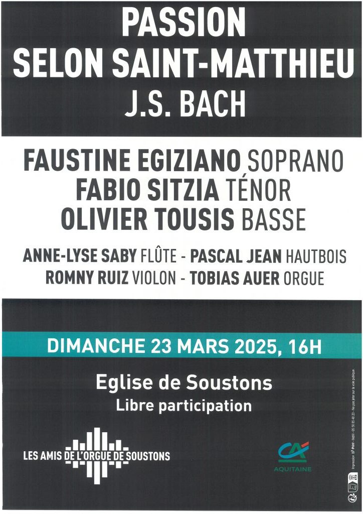 Photo de Passion selon Saint-Matthieu – JS Bach