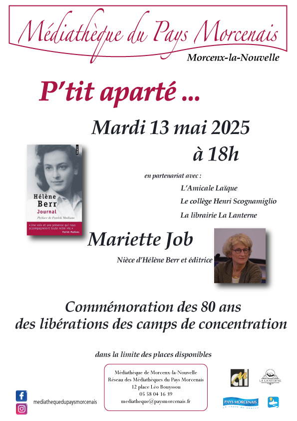 Photo de Mariette Job – Commémoration des 80 ans des libérations des camps de concentration