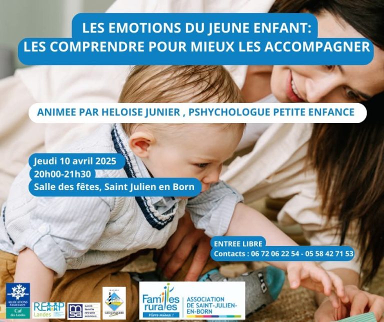 Photo de Conférence “Les émotions du jeune enfant : les comprendre pour mieux les accompagner”