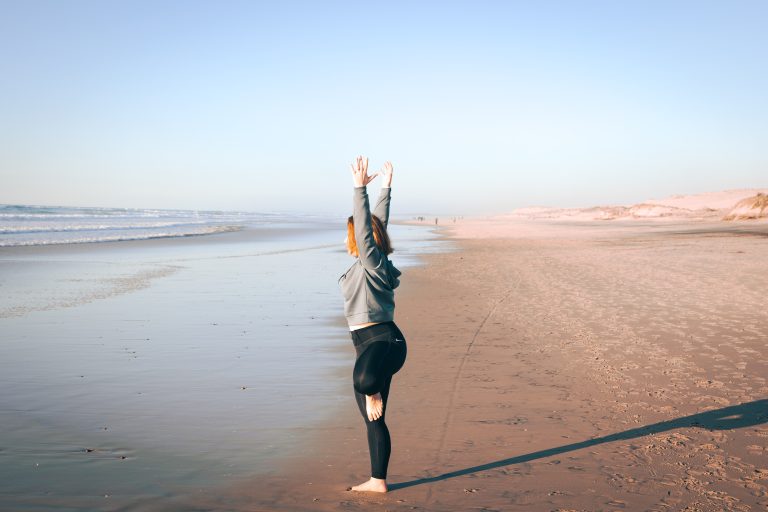 Photo de Yoga sunset