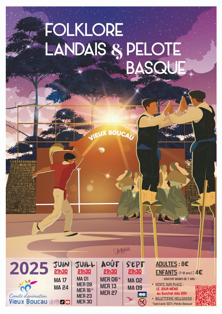 Photo de Pelote Basque et folklore landais