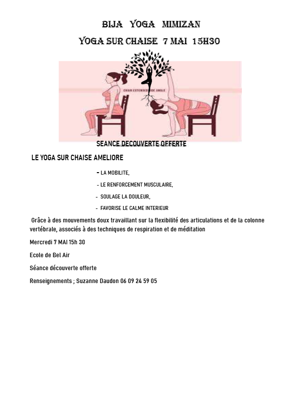 Photo de Yoga Sur Chaise