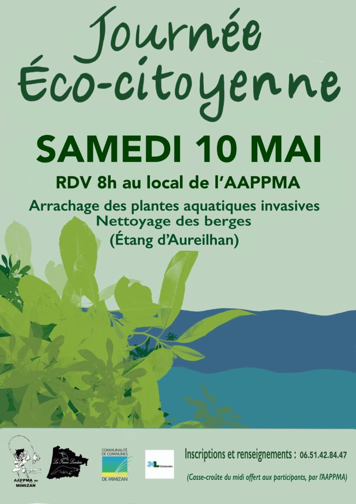 Photo de Journée Ecocitoyenne – Arrachage des plantes aquatiques invasives