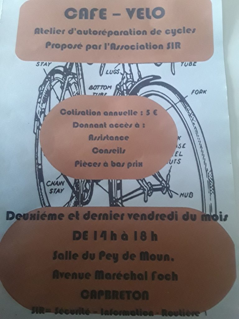 Photo de Atelier autoreparation « café -vélo «