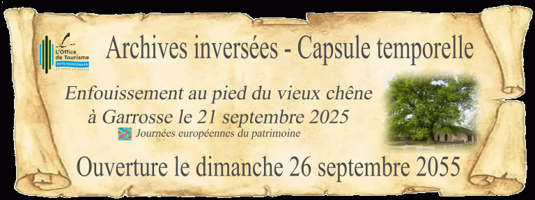 Photo de Journées Européennes du Patrimoine – Archives inversées, capsule temporelle