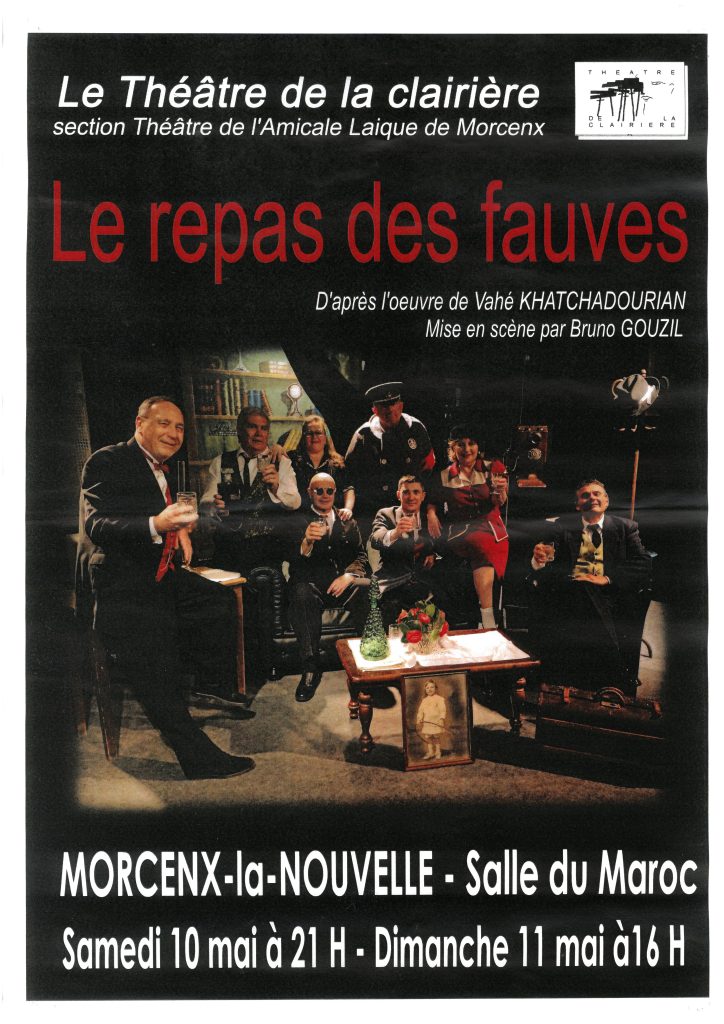 Photo de Le repas des fauves -« Le Théâtre de la clairière » – Amicale Laïque
