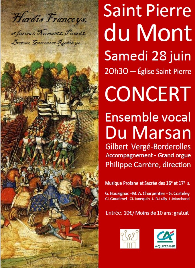 Photo de Concert ensemble vocal du Marsan