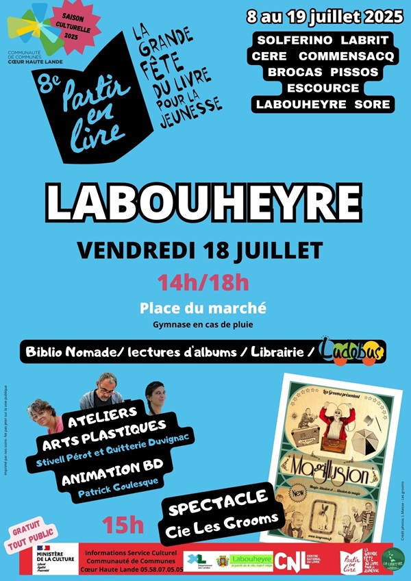 Photo de PARTIR EN LIVRE en Coeur Haute Lande // LABOUHEYRE