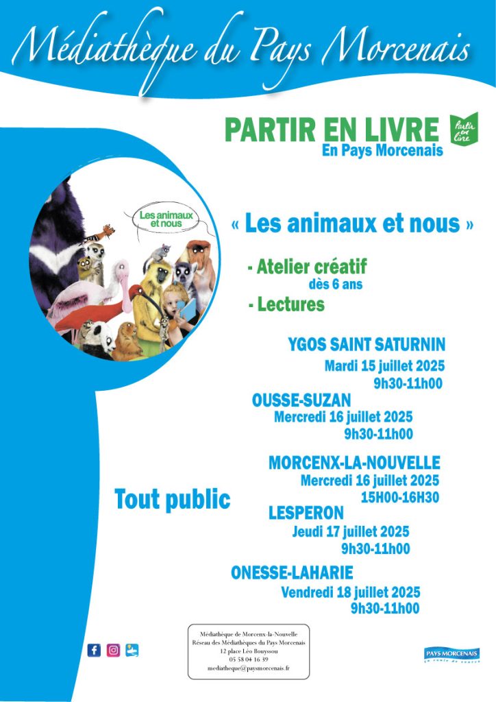 Photo de Partir en livre – Les animaux et nous