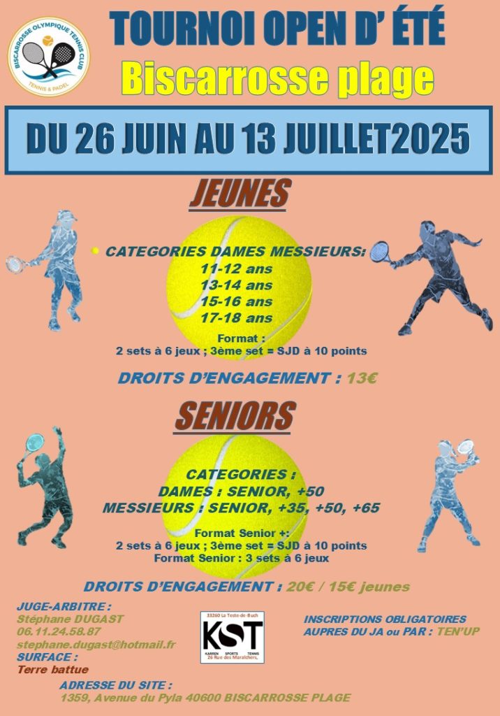 Photo de Tournoi de tennis d’été