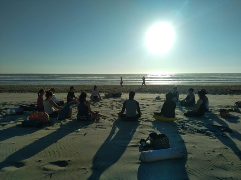 Photo de Yoga sunset