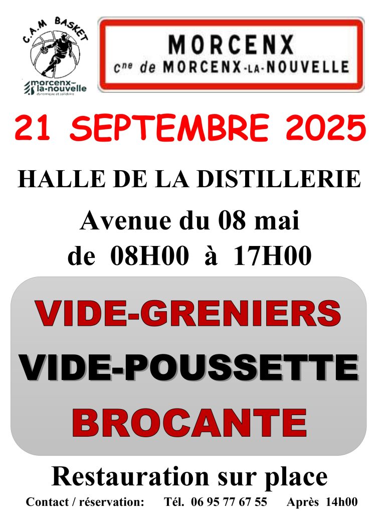 Photo de Vide grenier, vide poussette, brocante du CAM Basket