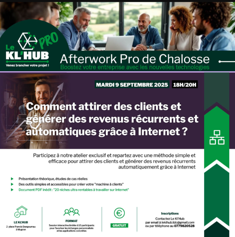 Photo de Atelier en afterwork pour les Pros et les Entreprises