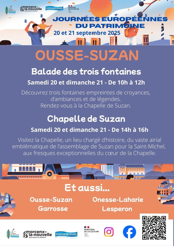 Photo de Journées Européennes du Patrimoine – Ousse – Suzan, balade des trois fontaines