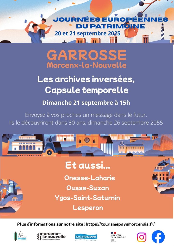 Photo de Journées Européennes du Patrimoine – Archives inversées, capsule temporelle