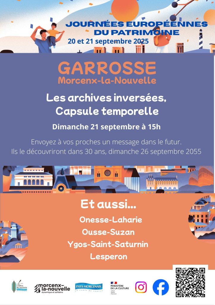 Photo de Journées Européennes du Patrimoine – Archives inversées, capsule temporelle