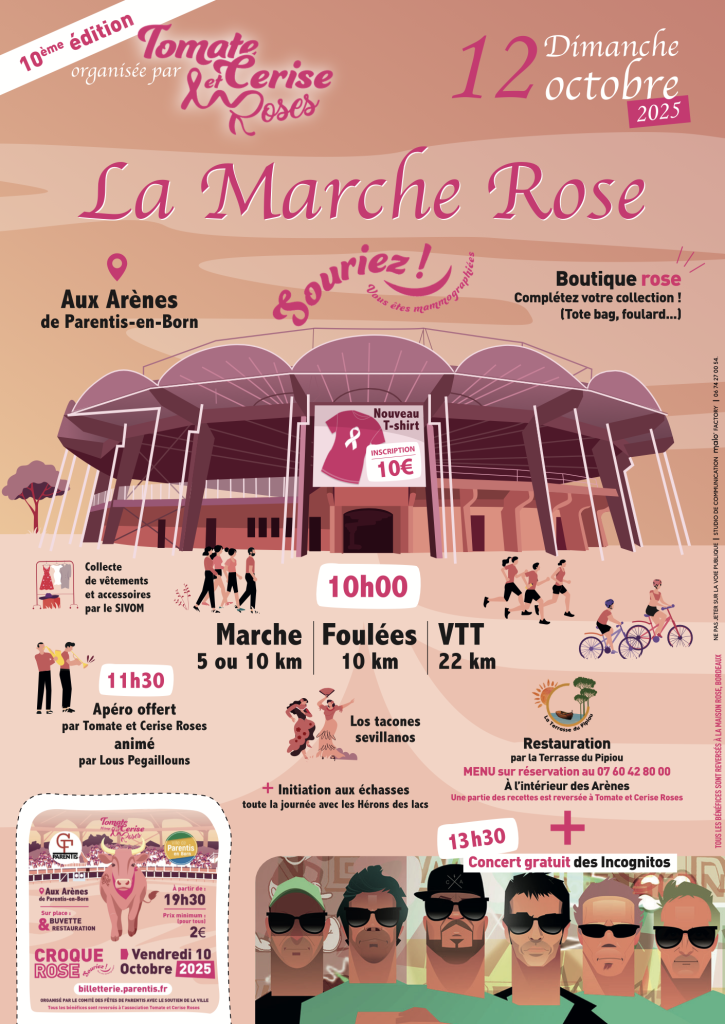 Photo de La Marche Rose à Parentis-en-Born