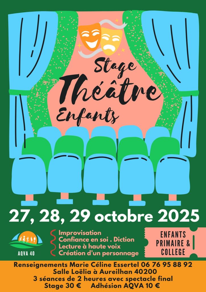 Photo de Stage de théâtre pour enfants
