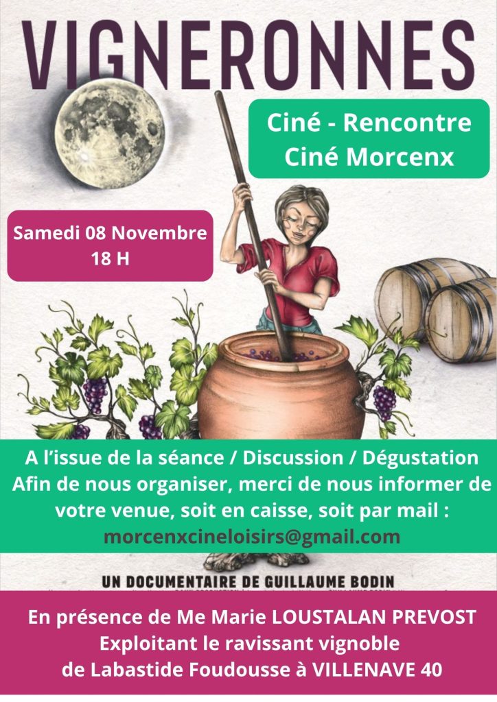 Photo de Vigneronnes – Ciné – Rencontre avec Marie Loustalan Prevost