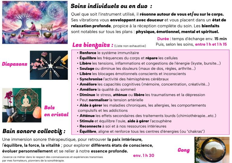 Photo de Bain sonore au cristal