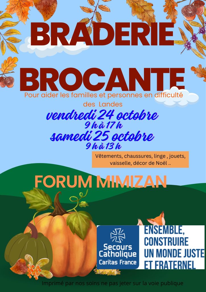 Photo de Braderie brocante du  Secours Catholique