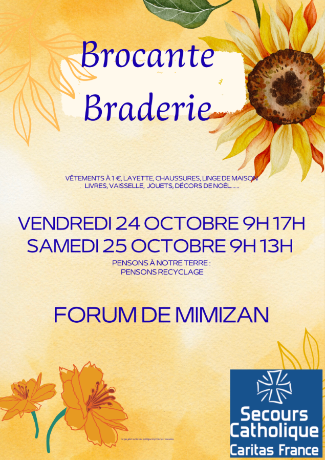 Photo de Braderie brocante du  Secours Catholique