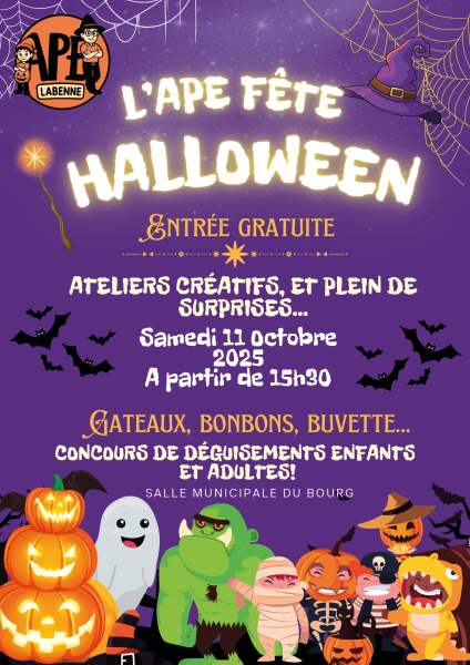 Photo de L’APE fête Halloween
