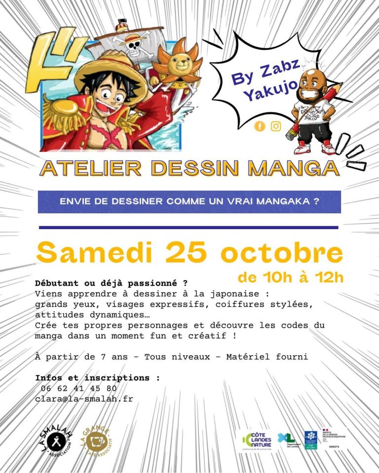 Photo de Atelier dessin manga