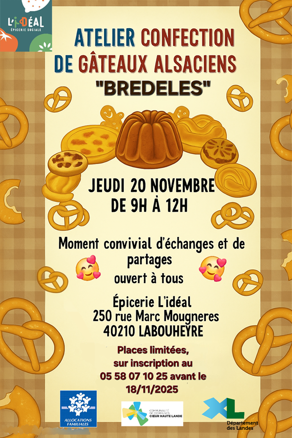 Photo de Atelier confection de gâteaux alsaciens