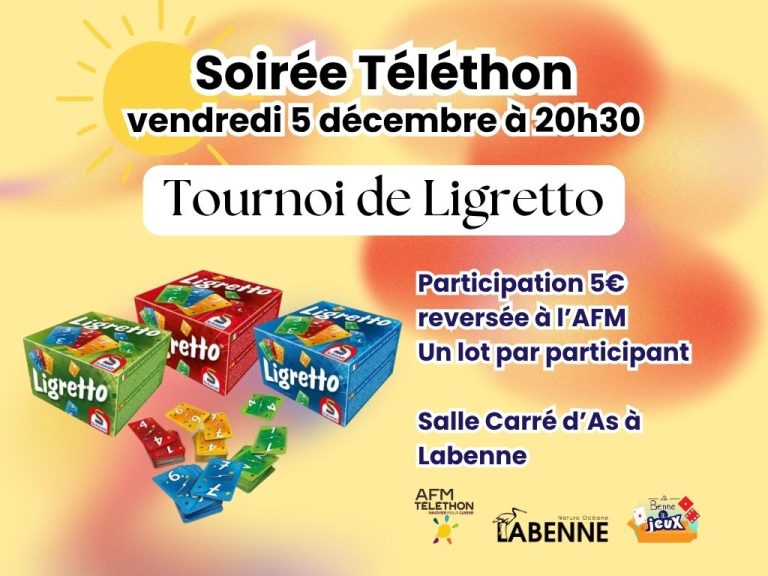 Photo de Téléthon – Tournoi de Ligretto