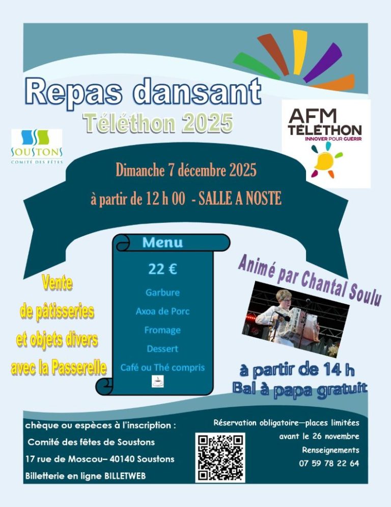 Photo de Repas dansant – Téléthon