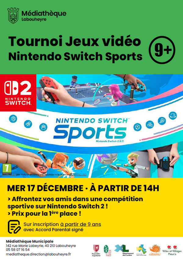 Photo de Tournoi Jeux Vidéo Nintendo Switch Sports