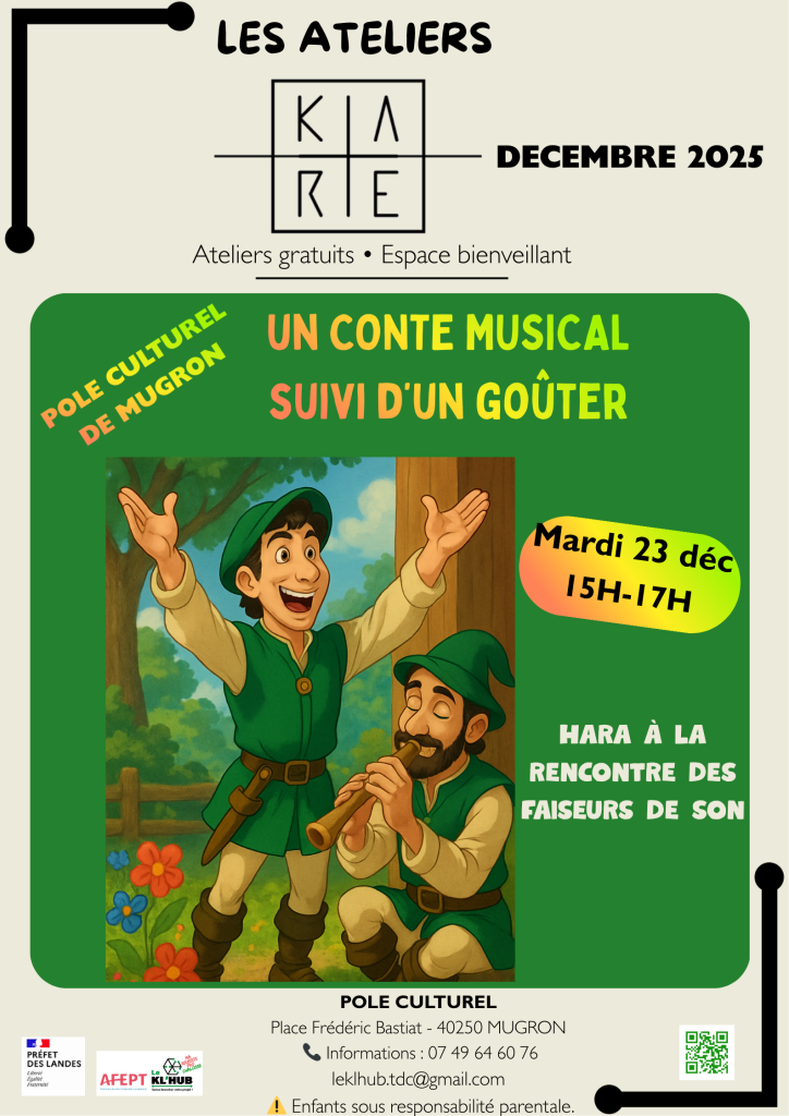 Photo de Ateliers du Kare – Un conte de Noël à découvrir en famille !