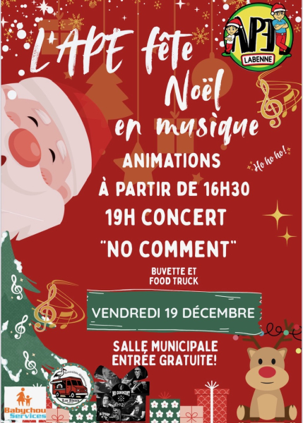 Photo de L&rsquo;APE fête Noël en musique