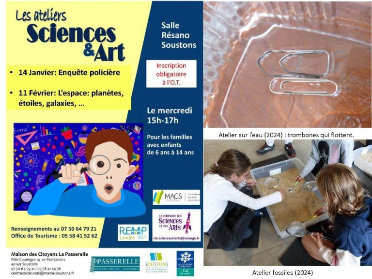 Photo de Ateliers Sciences et Arts pour les jeunes